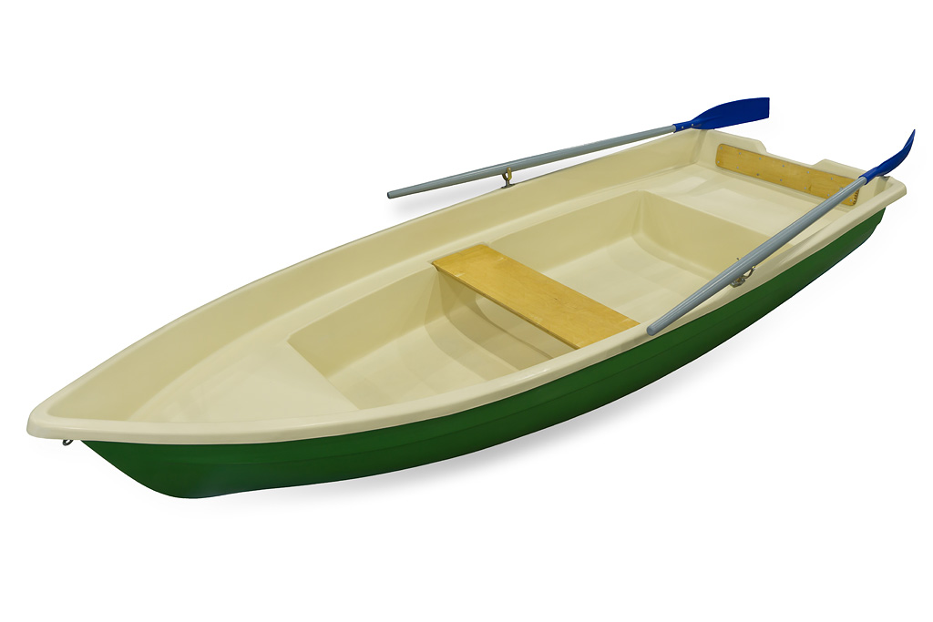 Лодка Тортилла-4 в одном из стандартных цветов (зелёно-песочная)
