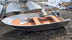 Алюминиевая лодка Алюмакс-415 Консоль