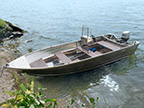 Алюминиевая лодка Алюмакс-480 Консоль