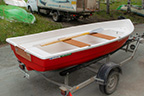 Стеклопластиковая лодка"Тортилла-395 с Рундуками"