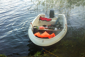 Стеклопластиковая моторная лодка Легант-350