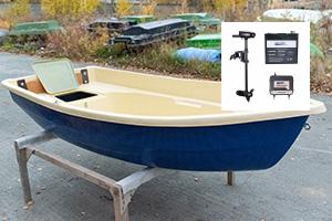 Гребная лодка с мотором Тортилла-2 с Рундуком Sea-Pro T24/60